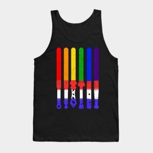 LGBT Gift LGBTQ Gift-LGBT Flag-DressedForDuty Tank Top